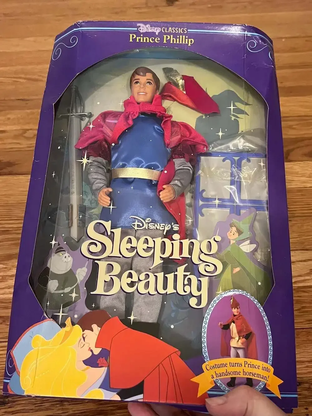 1991 Mattel Disney Classics Sleeping Beauty Prince Phillip 12 inch Doll #4597